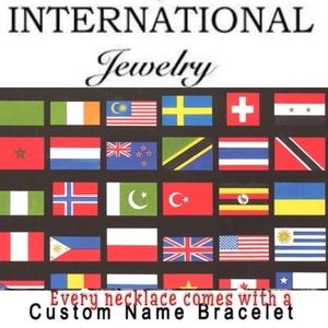International and sorority name Jewelry